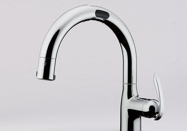 浄水器一体型タッチレス水栓